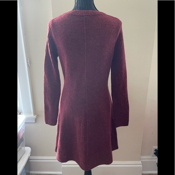 Kaisely Rust Red Knitted Dress Size Medium - Picture 3 of 8